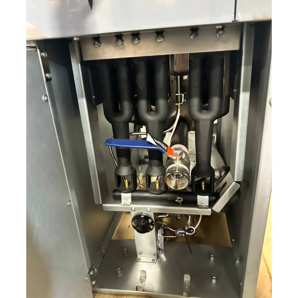 Used  40 lbs Commercial Gas Fryer, Liquid Propane, 105,000 BTU, 1 Year Warranty