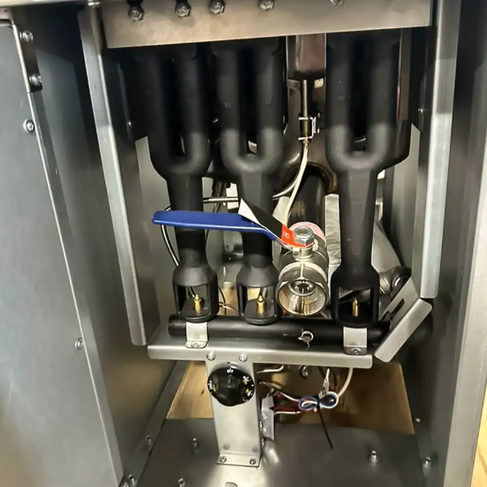 Used  40 lbs Commercial Gas Fryer, Liquid Propane, 105,000 BTU, 1 Year Warranty