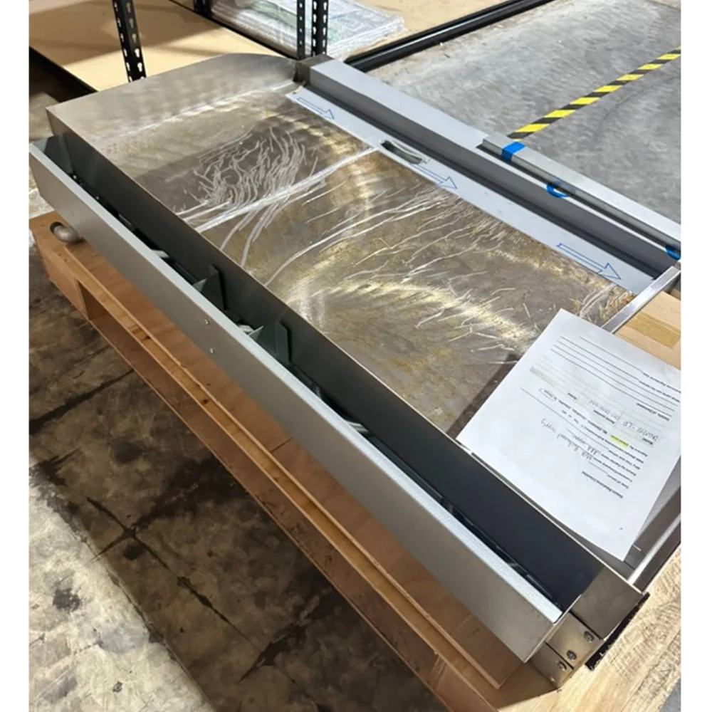 Used 48" Gas Griddle, 1/2" Plate, 4 Burners, 120000 BTU, Liquid Propane, 1 Year Warranty