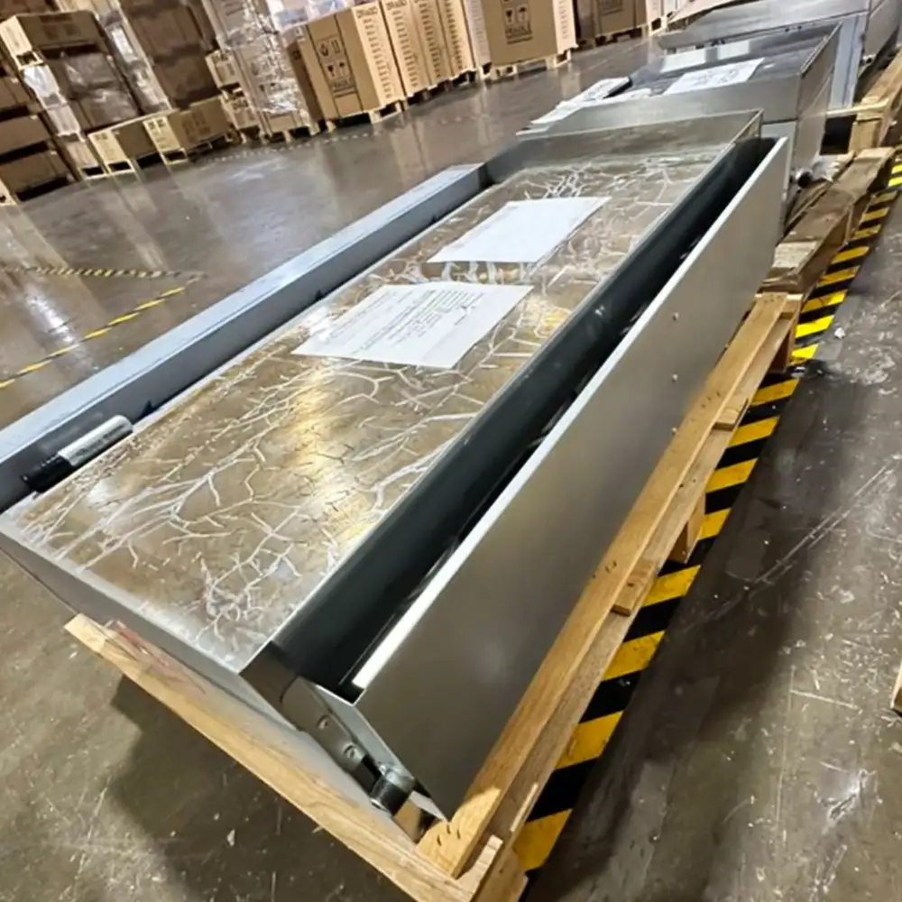 Used 48" Gas Griddle, 3/4" Plate, 2 Burners, 70000 BTU, Liquid Propane, 1 Year Warranty