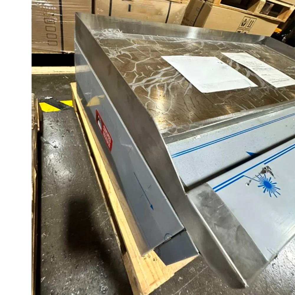 Used 48" Gas Griddle, 3/4" Plate, 2 Burners, 70000 BTU, Liquid Propane, 1 Year Warranty