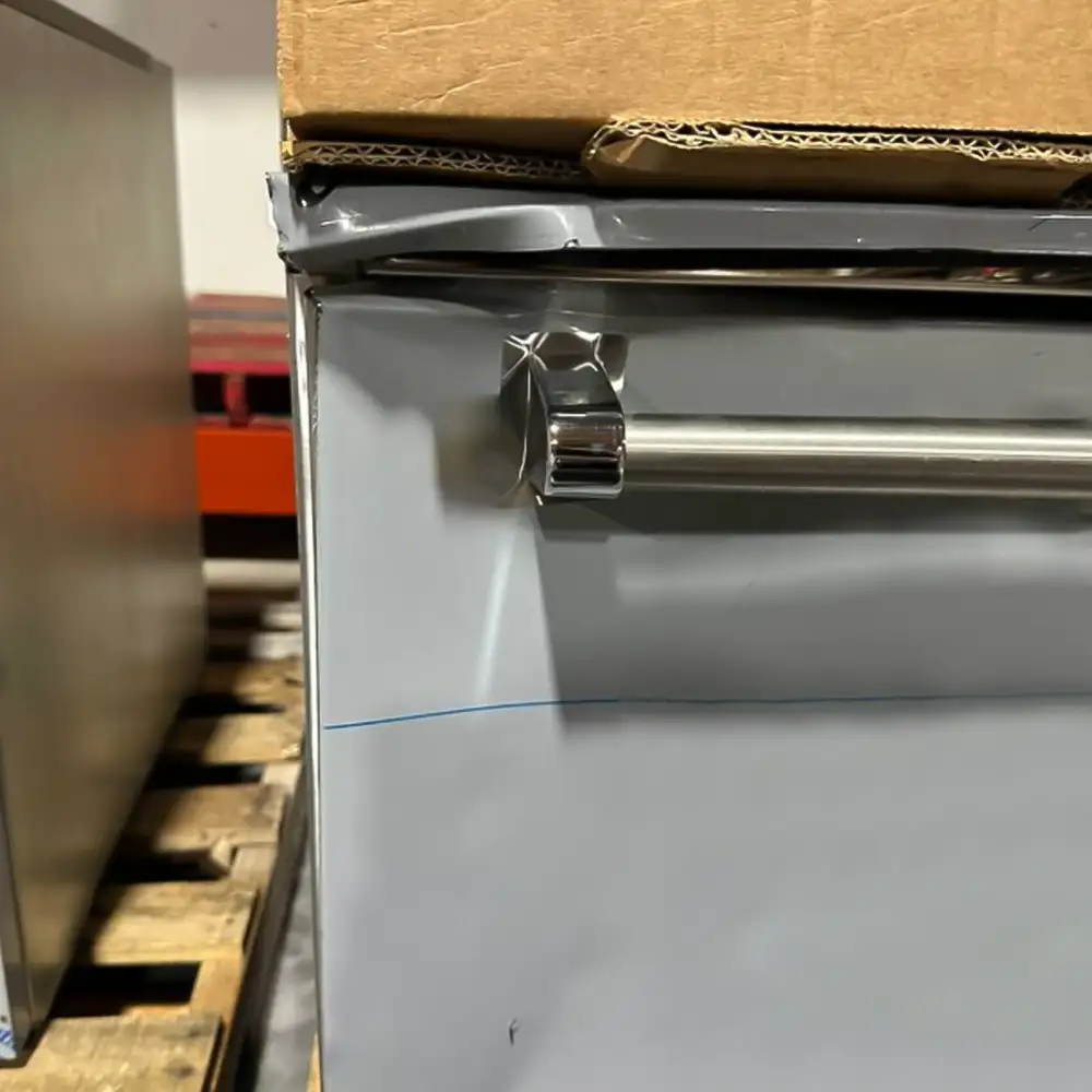 Used 24" Commercial Gas Range, 4 Open Burners and 1 Oven, Liquid Propane, 1 Year Warranty