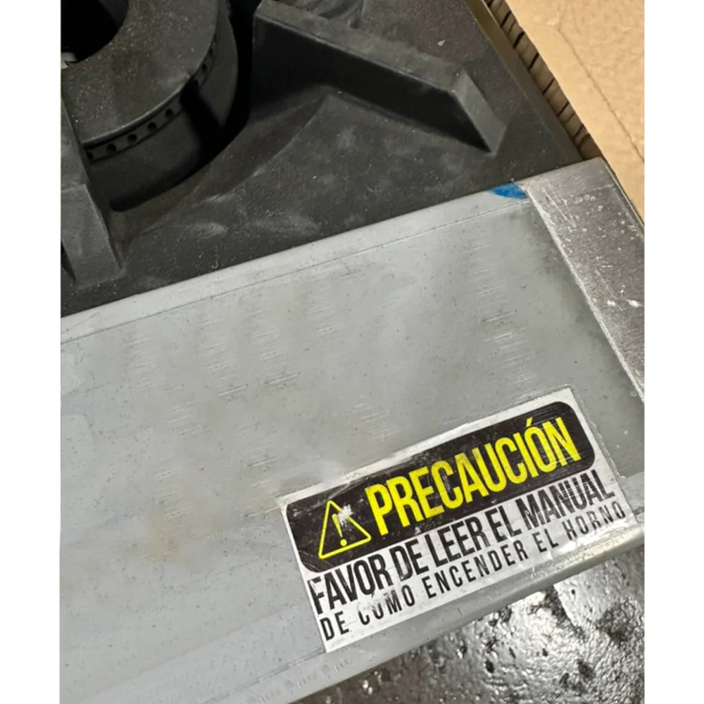 Used 24" Commercial Gas Range, 4 Open Burners and 1 Oven, Natural Gas, 1 Year Warranty