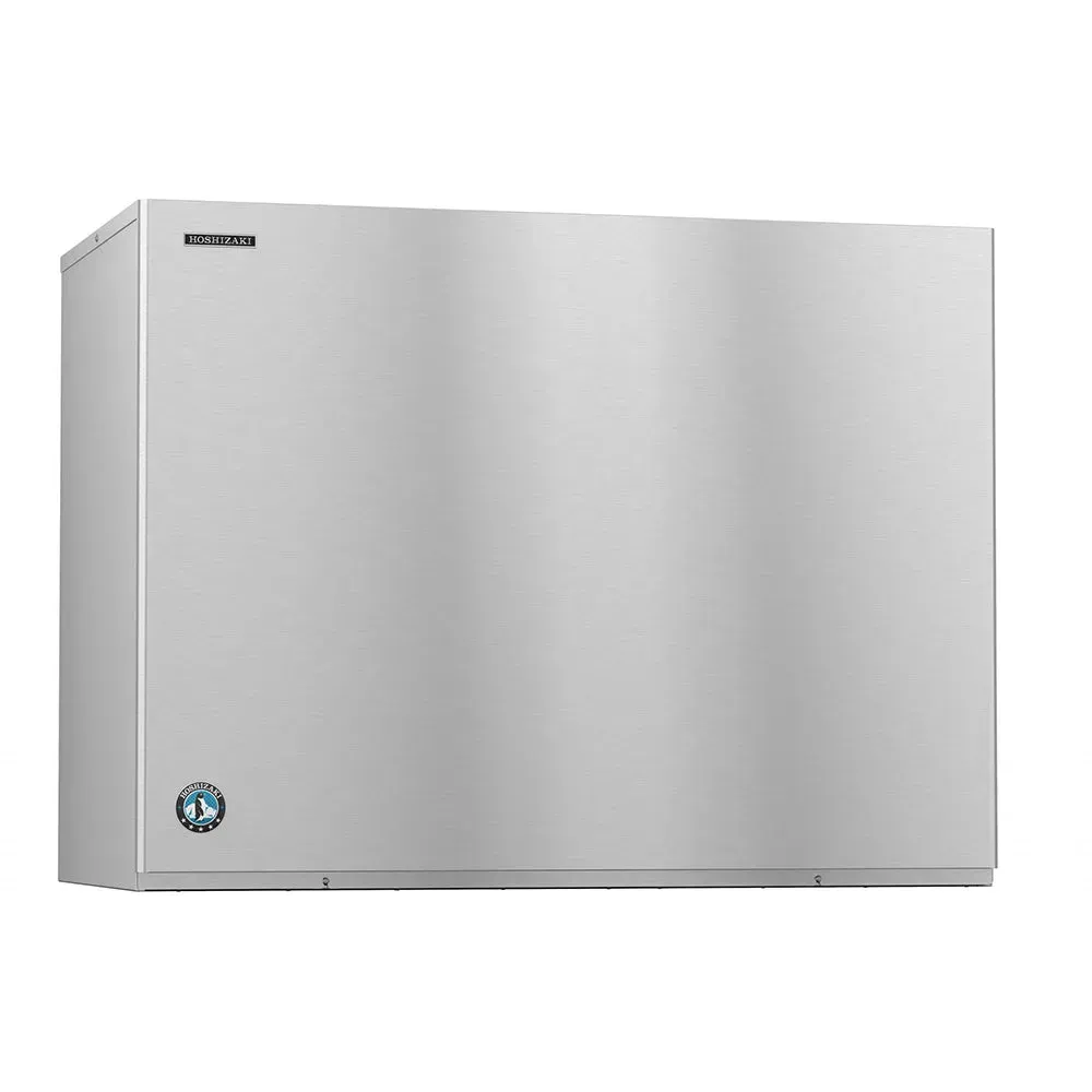 High output crescent cube icemaker by Hoshizaki America, boosts hotel kitchen ice supply with reliable water cooled performance.