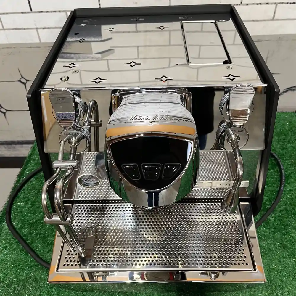 Used Nuova Simonelli E1 Prima EXP 1GR Commercial Espresso Machine - 110V, Black With Easy Cream