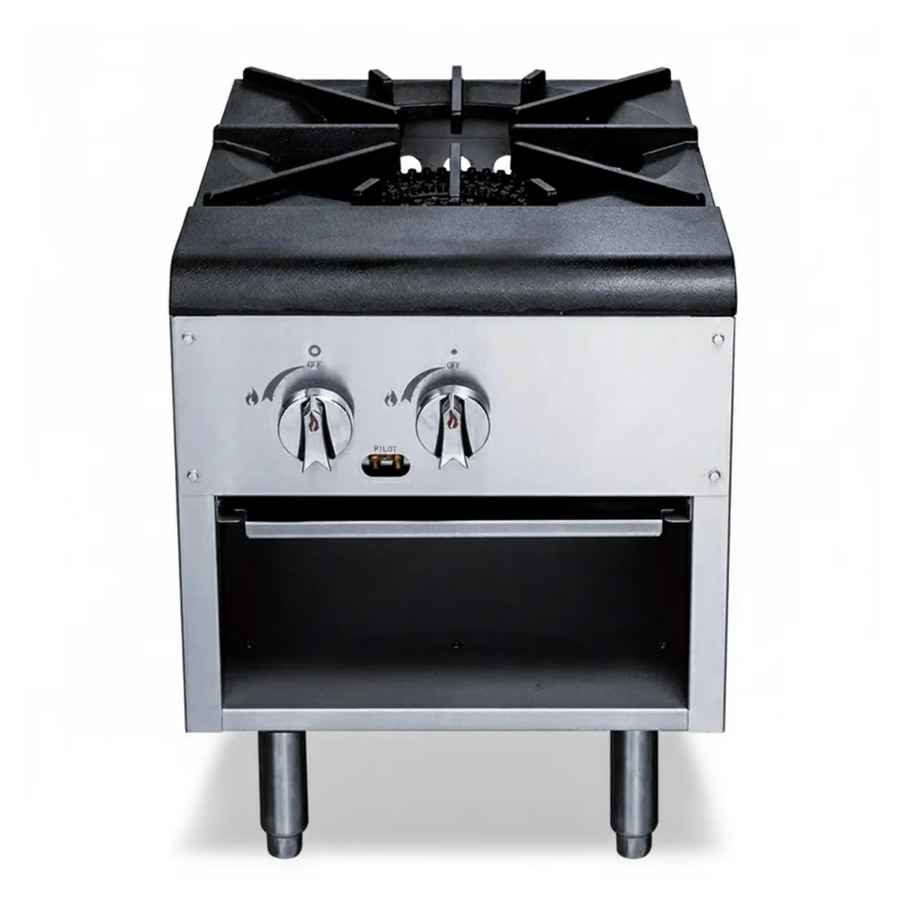 KitchenCore Series 18" Stock Pot Range, 2 Burners, 80,000 BTU - Convertible