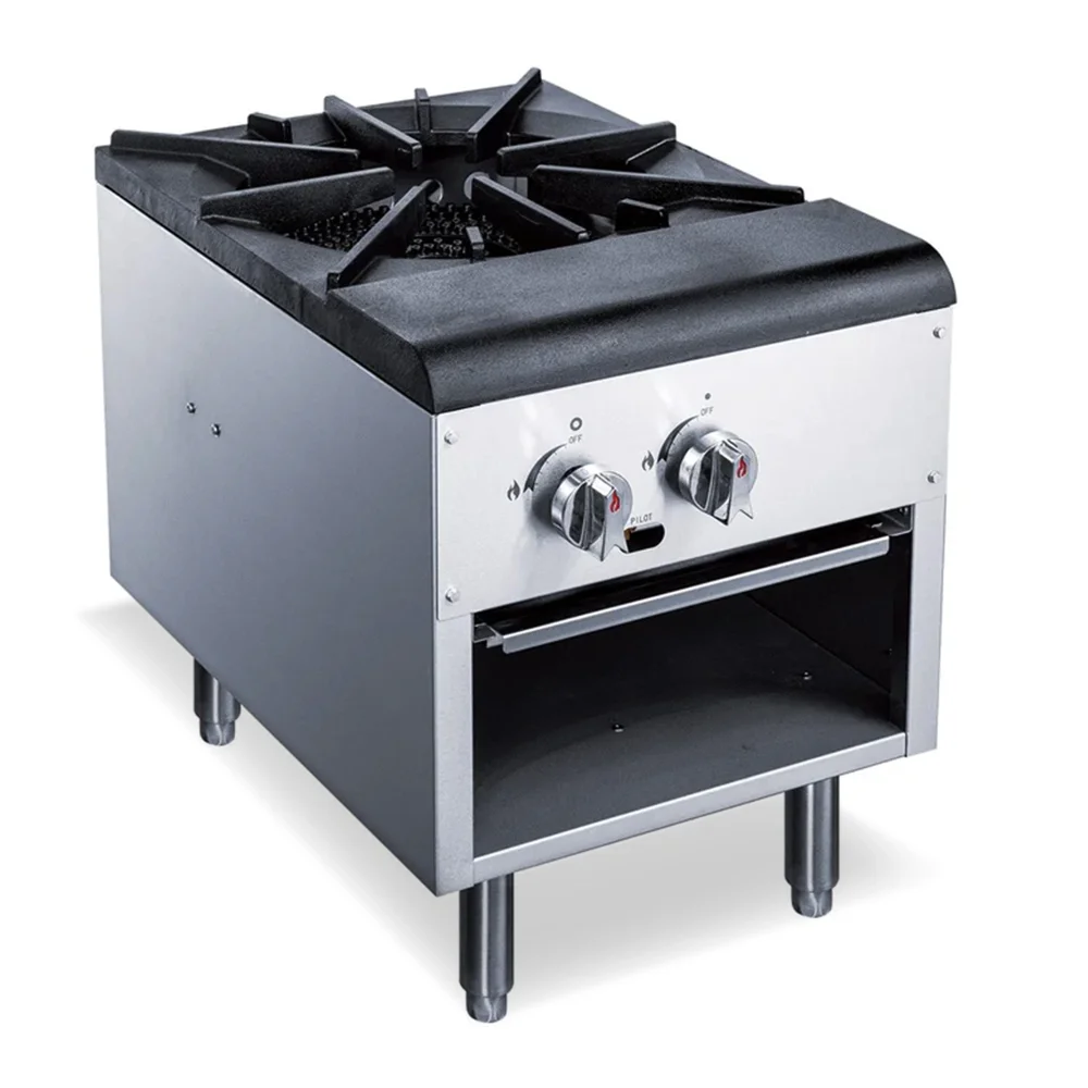 KitchenCore Series 18" Stock Pot Range, 2 Burners, 80,000 BTU - Convertible