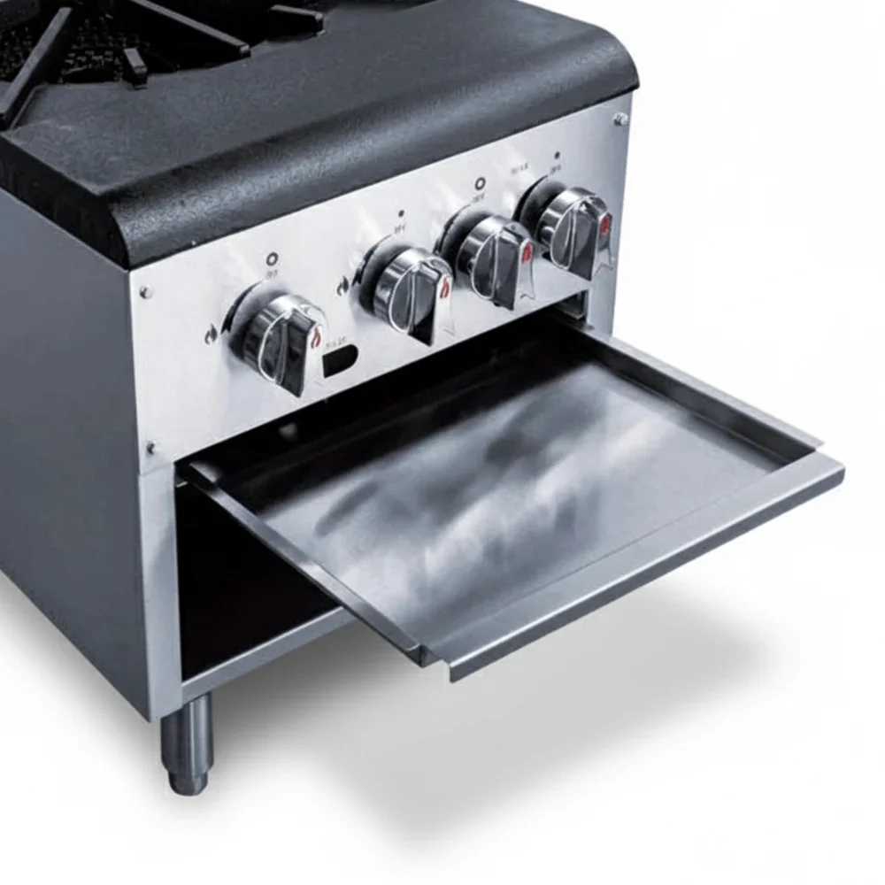 KitchenCore Series 18" Stock Pot Range, 2 Burners, 80,000 BTU - Convertible