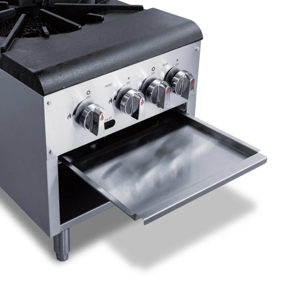 KitchenCore Series 18" Stock Pot Range, 4 Burners, 160,000 BTU - Convertible