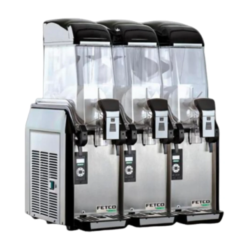 Fetco PEL-0301 Elmeco Frozen Drink Machine with Triple Bowls, 9.6 Gallon, 115V