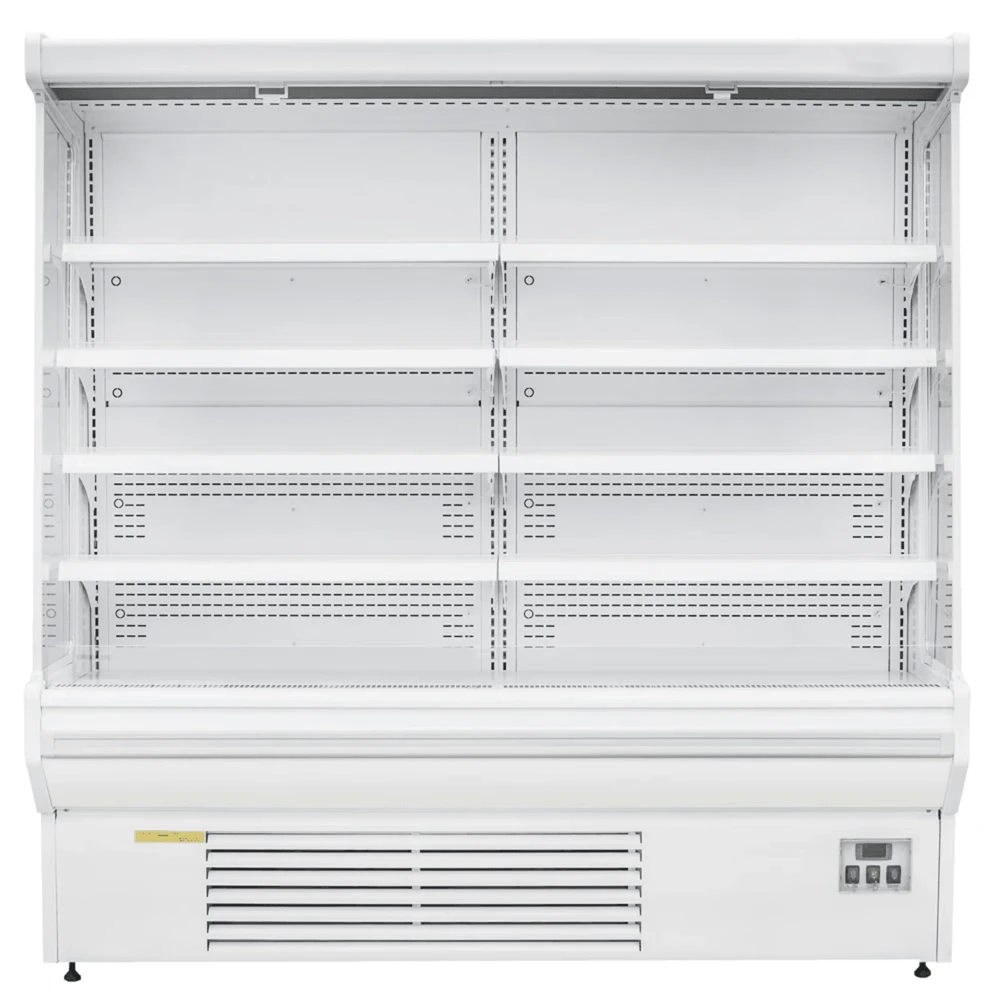 ProKitchen Series 76" Open Air Merchandiser, White, 220V, 1 Year Warranty