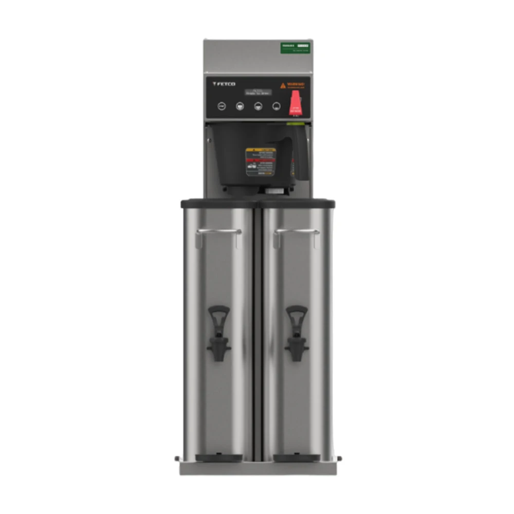Fetco T122DUS-1A117-PN001 Extractor Plus™ Twin Tea/Coffee Brewer with Digital Programming, 18 Gallon, 120V