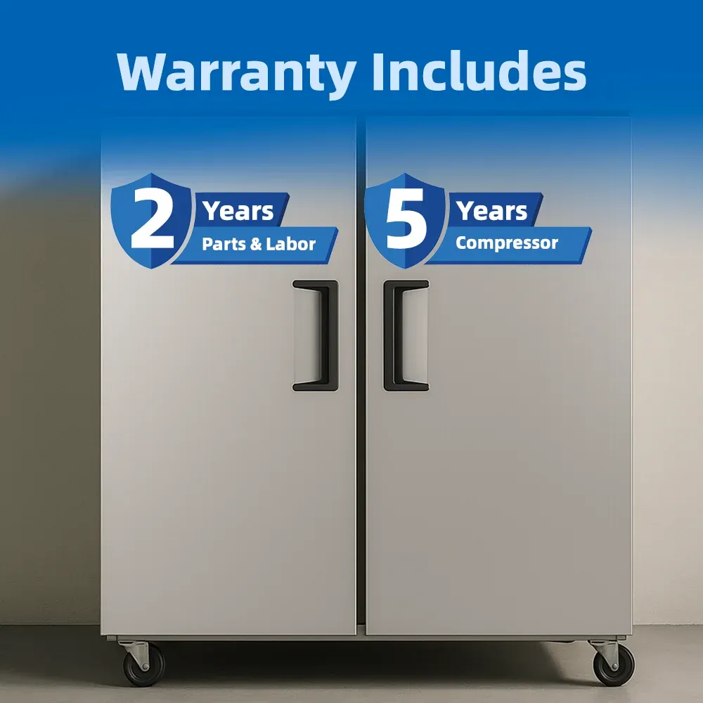 Atosa MBF8005GR 52" Reach-In Top Mount Refrigerator, 2 Two Door, 44.5 Cu.Ft