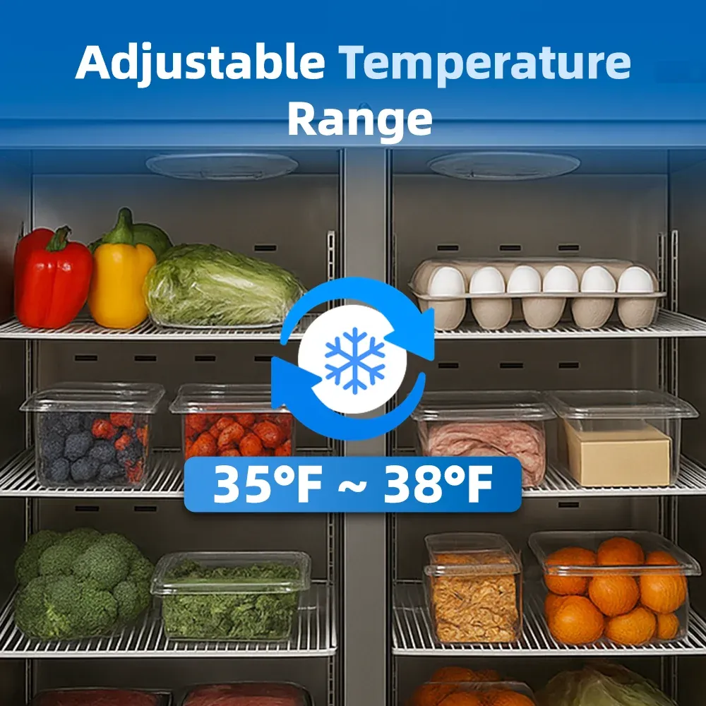 Atosa MBF8005GR 52" Reach-In Top Mount Refrigerator, 2 Two Door, 44.5 Cu.Ft