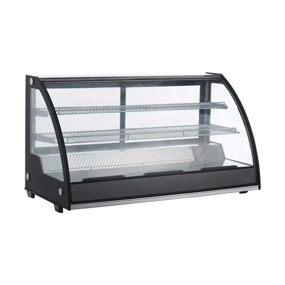 Marchia 48" Countertop Bakery Display Case Refrigerator, Black, 110V