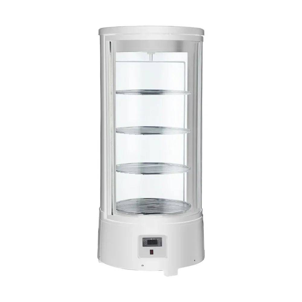Marchia 18" Countertop Rotating Cake Display Refrigerator, White, 110V
