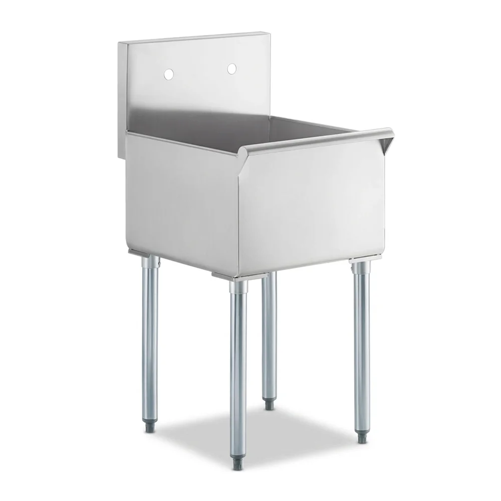 18" x 18" x 13" Utility Sink for (1) 8" Center Faucet