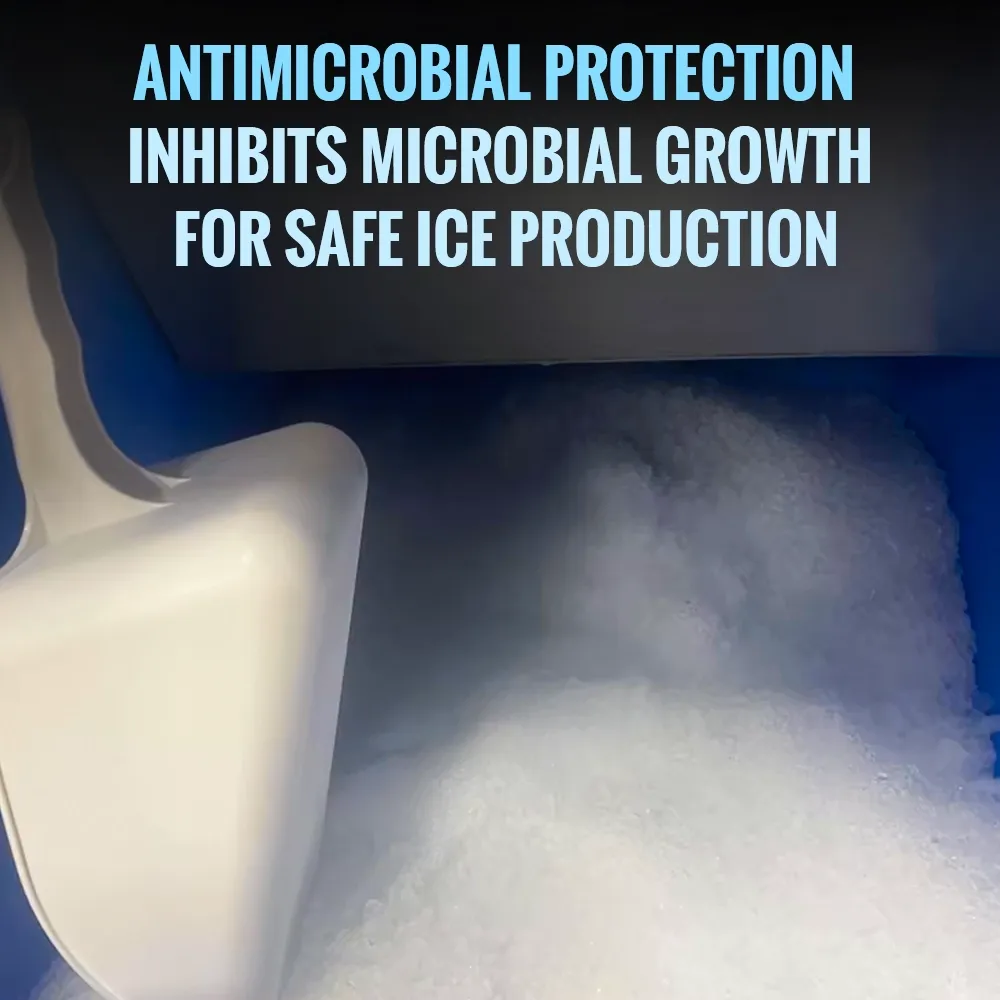 Ice-O-Matic air cooled flake ice machine head without storage bin, designed for high-capacity ice production in commercial settings.