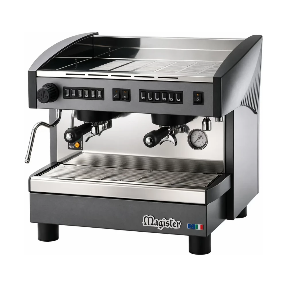 Magister 2 Group Automatic Espresso Machine, Steam Wand, 2700W, 110V