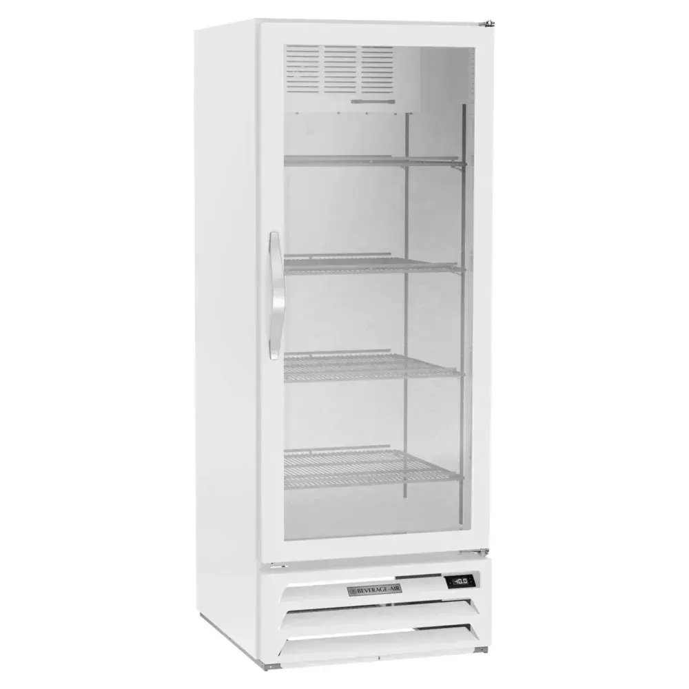 Beverage-Air double-section reach-in freezer with solid doors, heavy-duty stainless steel, top-mounted cooling, reliable storage.