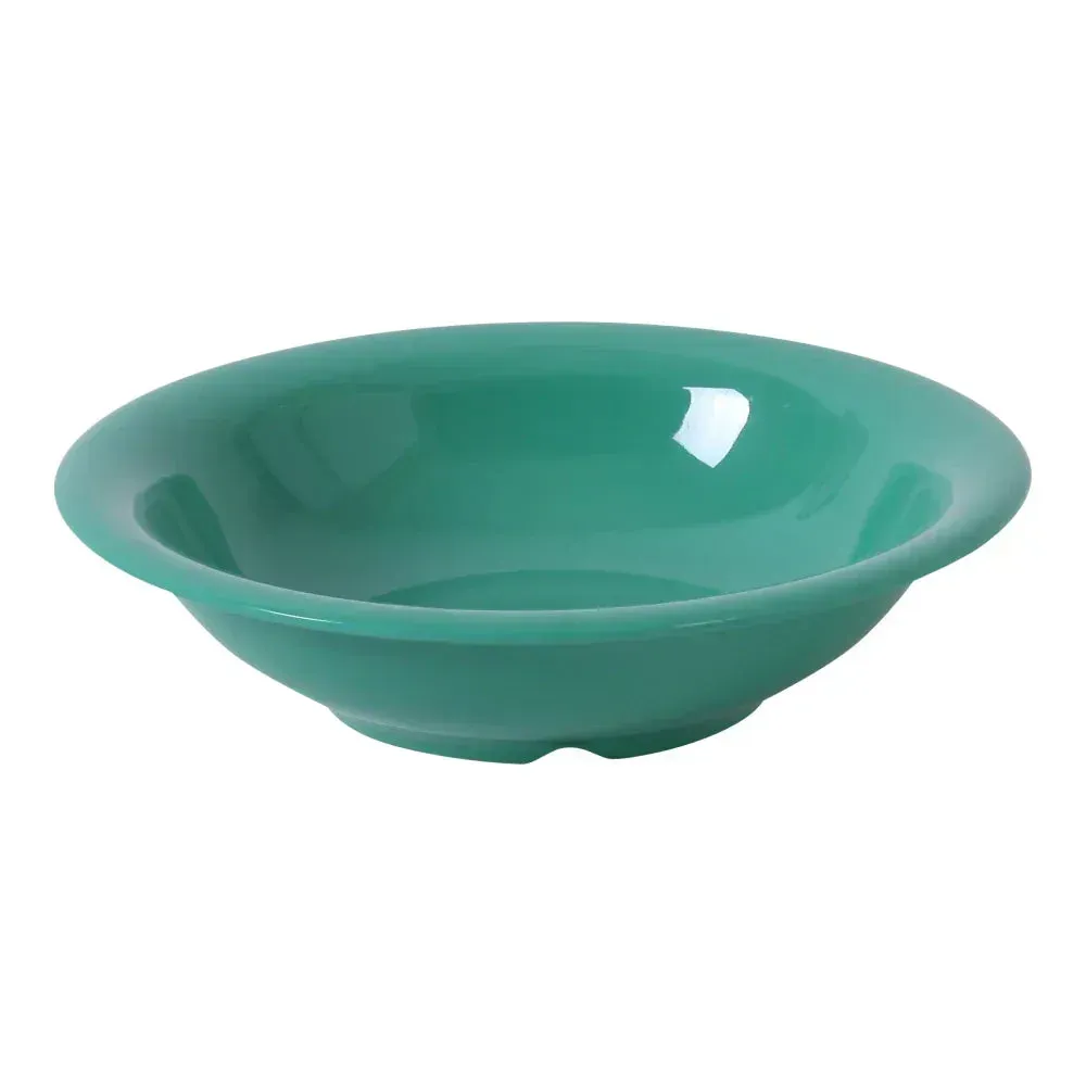 Green Yanco China soup bowl designed to bring a fresh natural feel to your dining space, perfect for serving stews, soups, or curries.