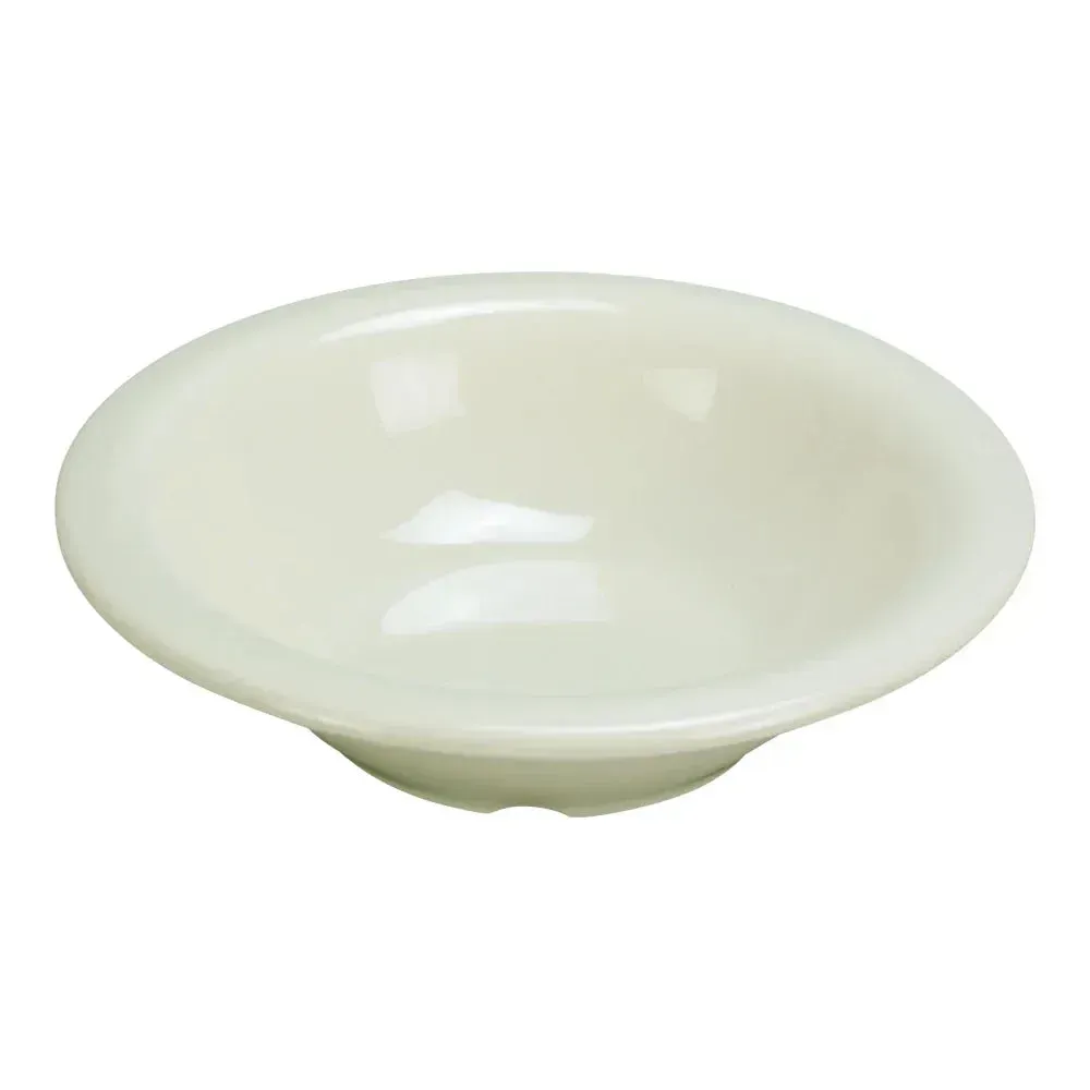 Ivory Yanco China soup bowl features a soft neutral color suitable for everyday dining or formal meals with a warm and sophisticated appeal.