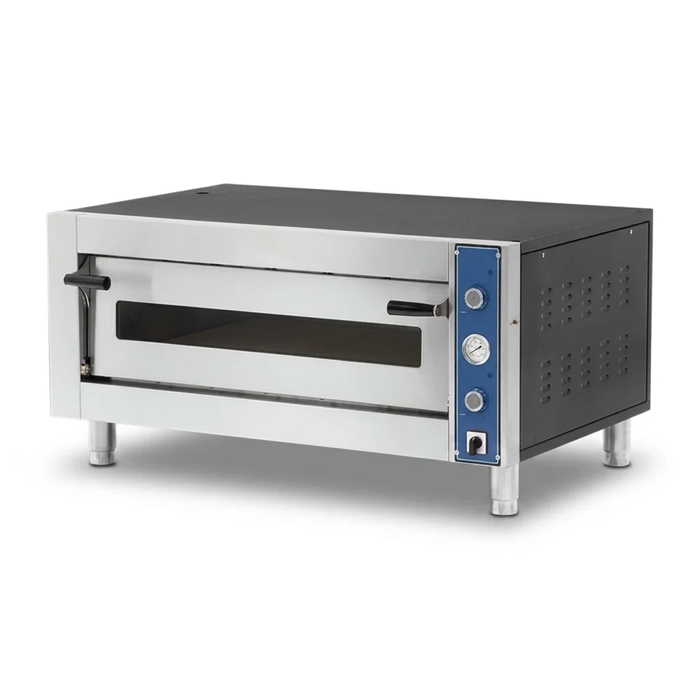Pegasus MS47RE-1 47" Electric Single Deck Countertop Pizza Oven with 36" x 24" Chamber, 7,500W, 208V, 3 Phase - Melstone Series