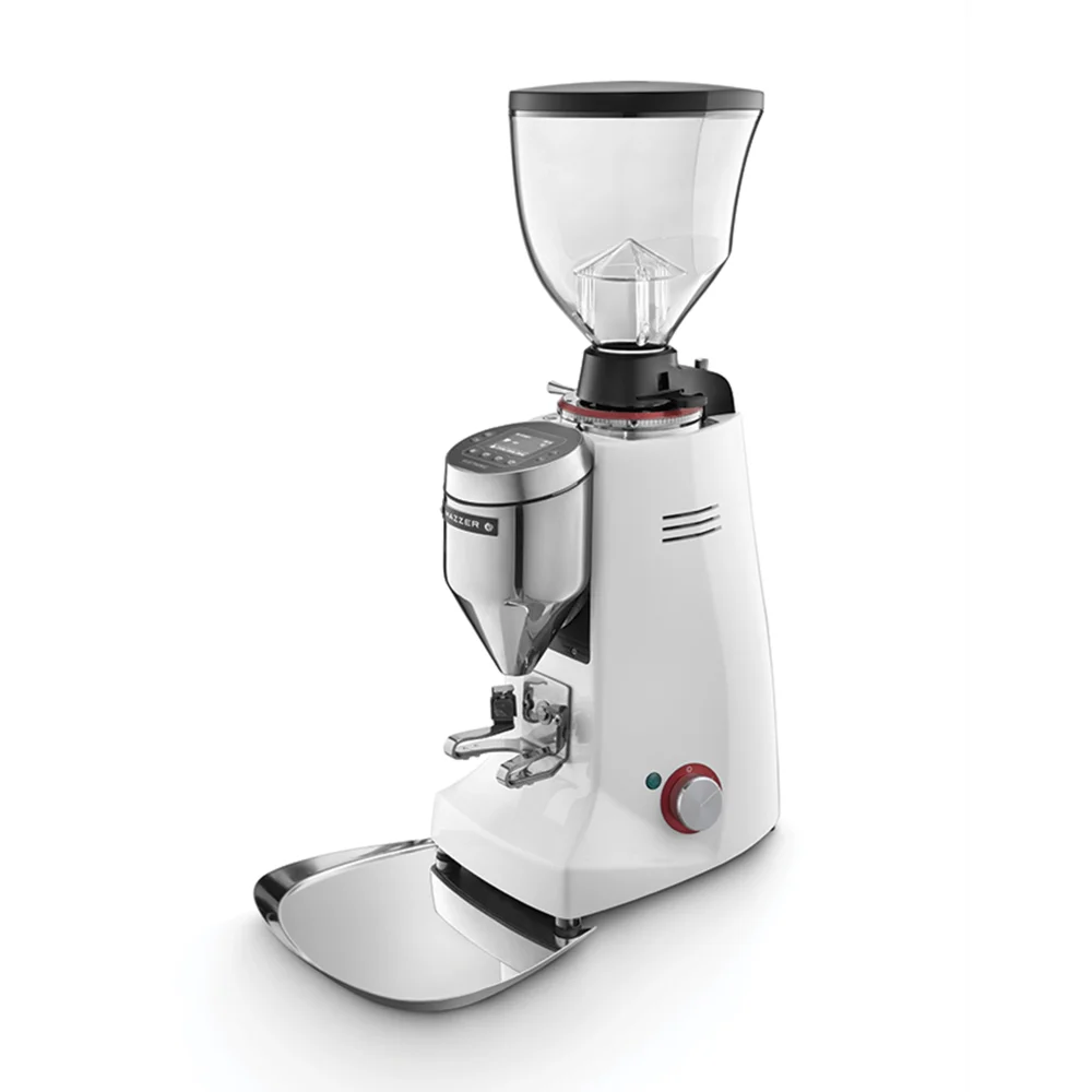 Mazzer Major VP 3.5 lbs On-Demand Commercial Espresso Grinder, 1080 RPM, White