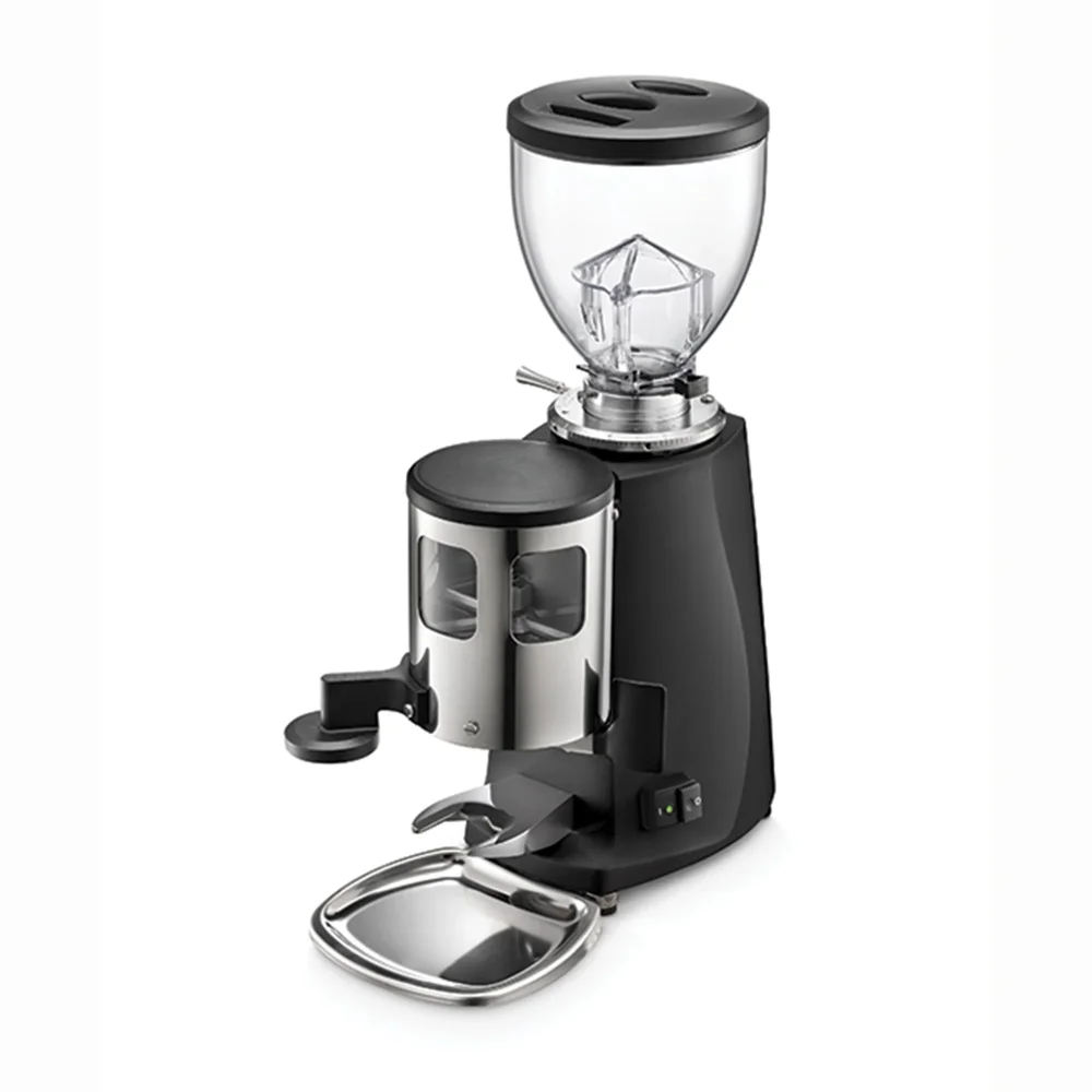 Mazzer Mini Doser 1.3 lbs Commercial Espresso Grinder, 1600 RPM, Black