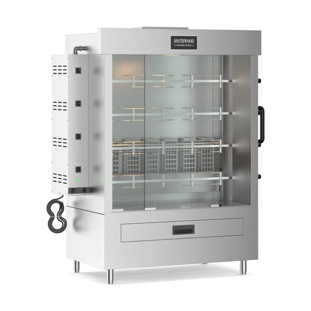 Southwood 20 Chicken Commercial Rotisserie Oven Machine, Natural Gas, 110V