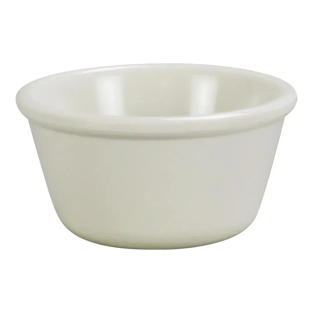Yanco NC-538B Milestone 4 oz Smooth Ramekin, Ivory Melamine