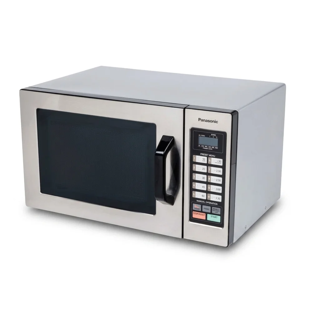 Panasonic NE-1054F 20" Commercial Microwave Oven, Stainless Steel, 0.8 cu.ft., 120V, 1000W