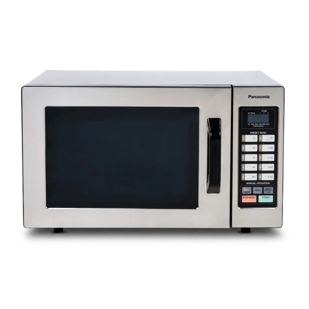 Panasonic NE-1054F 20" Commercial Microwave Oven, Stainless Steel, 0.8 cu.ft., 120V, 1000W
