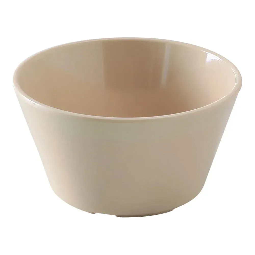 Yanco NS-302T Nessico 8 Oz Bouillon Cup Capacity, 2" H, 3.75" Dia, Melamine, Tan Color