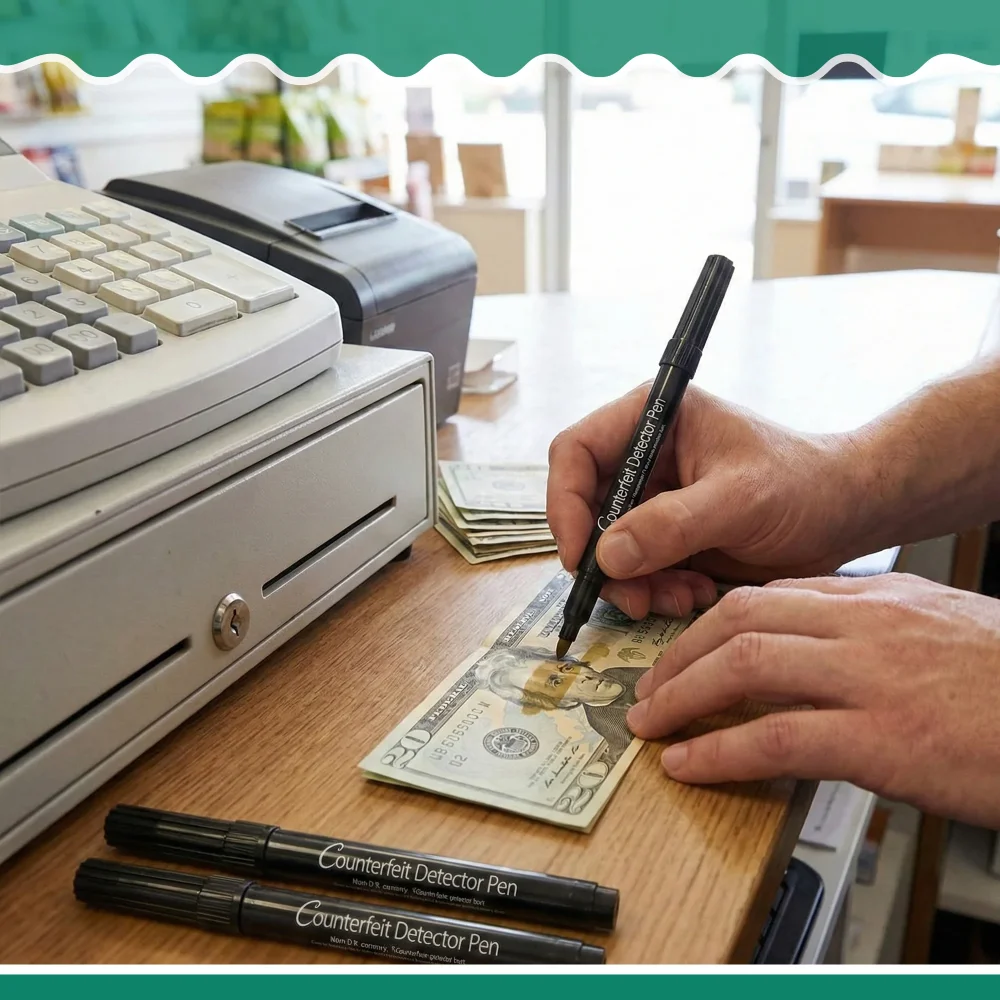 Dinelux Series Smart Money Detector Pen, 12/Case