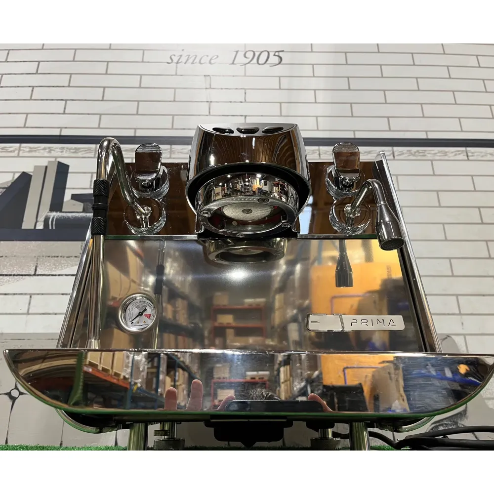 Used Nuova Simonelli E1 Prima EXP 1GR Commercial Espresso Machine - 110V, Chrome