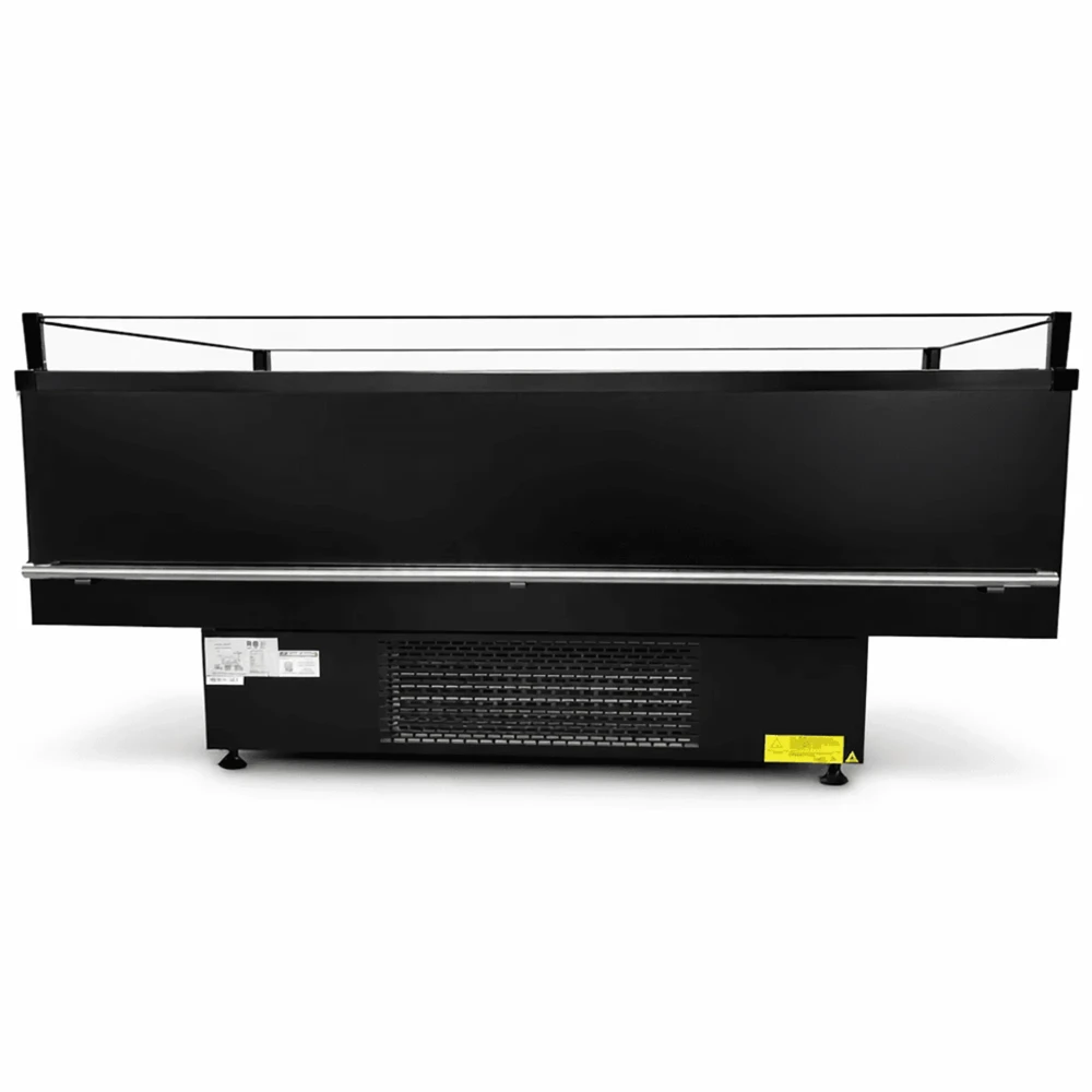 ProKitchen Series 80" Dual Temperature Open Air Island Merchandiser, Black, 1 Year Warranty