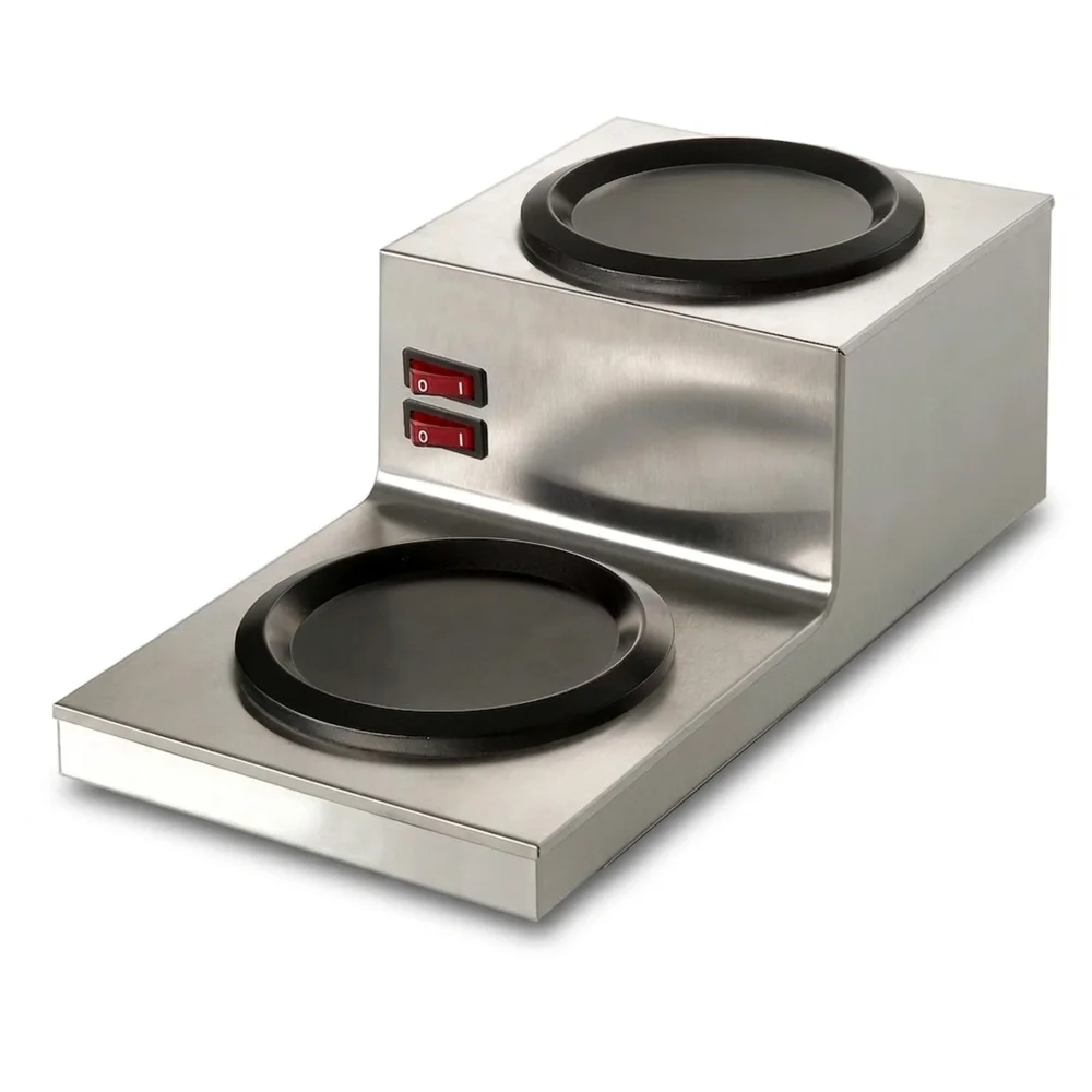 ProKitchen Series Double Burner Decanter Warmer Plate, Step-Up Design, 200W, 120V, 1 Year Warranty