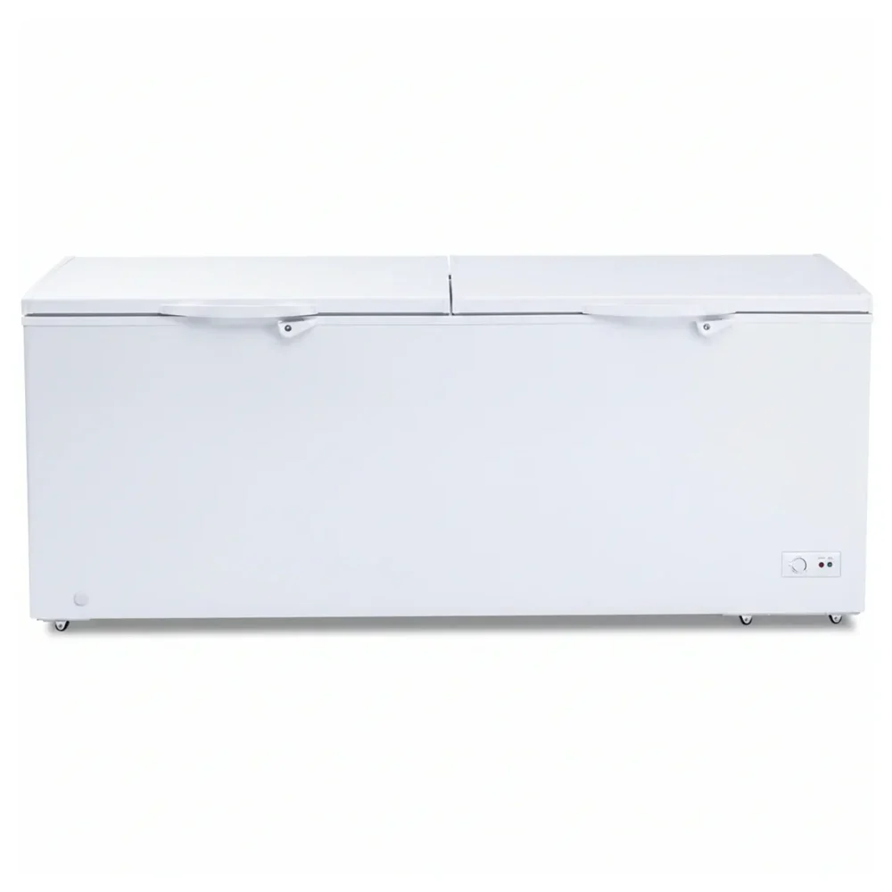 Platinum Frost Series 79" Chest Freezer, 2 Doors, Adjustable Thermostat, 30 Cu.ft, White