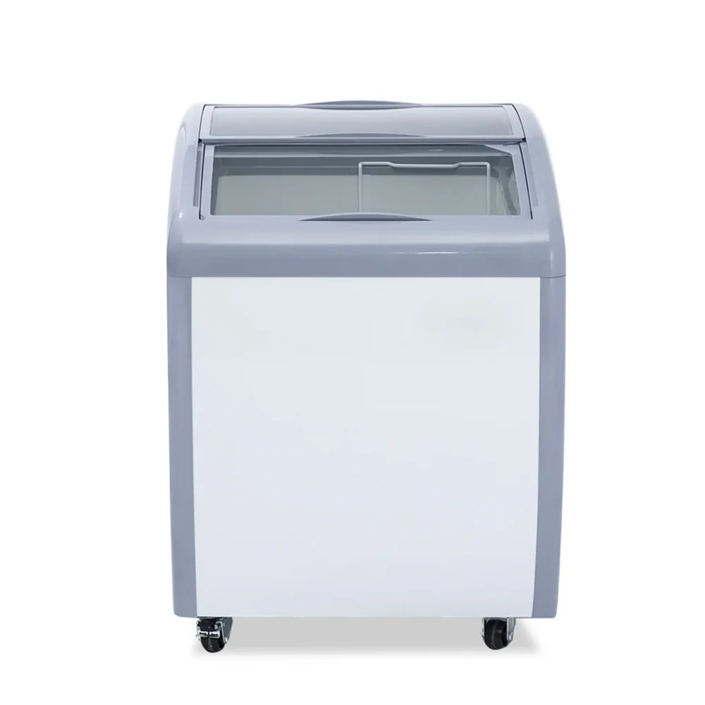 Platinum Frost Series 26" Ice Cream Display Freezer, Sliding Glass Door, 5.4 Cu.ft, White