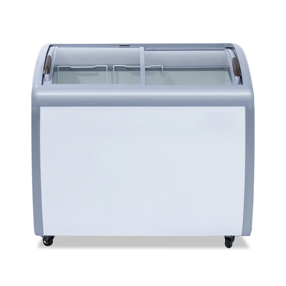 Platinum Frost Series 39" Ice Cream Display Freezer, Sliding Glass Door, 9.3 Cu.ft, White