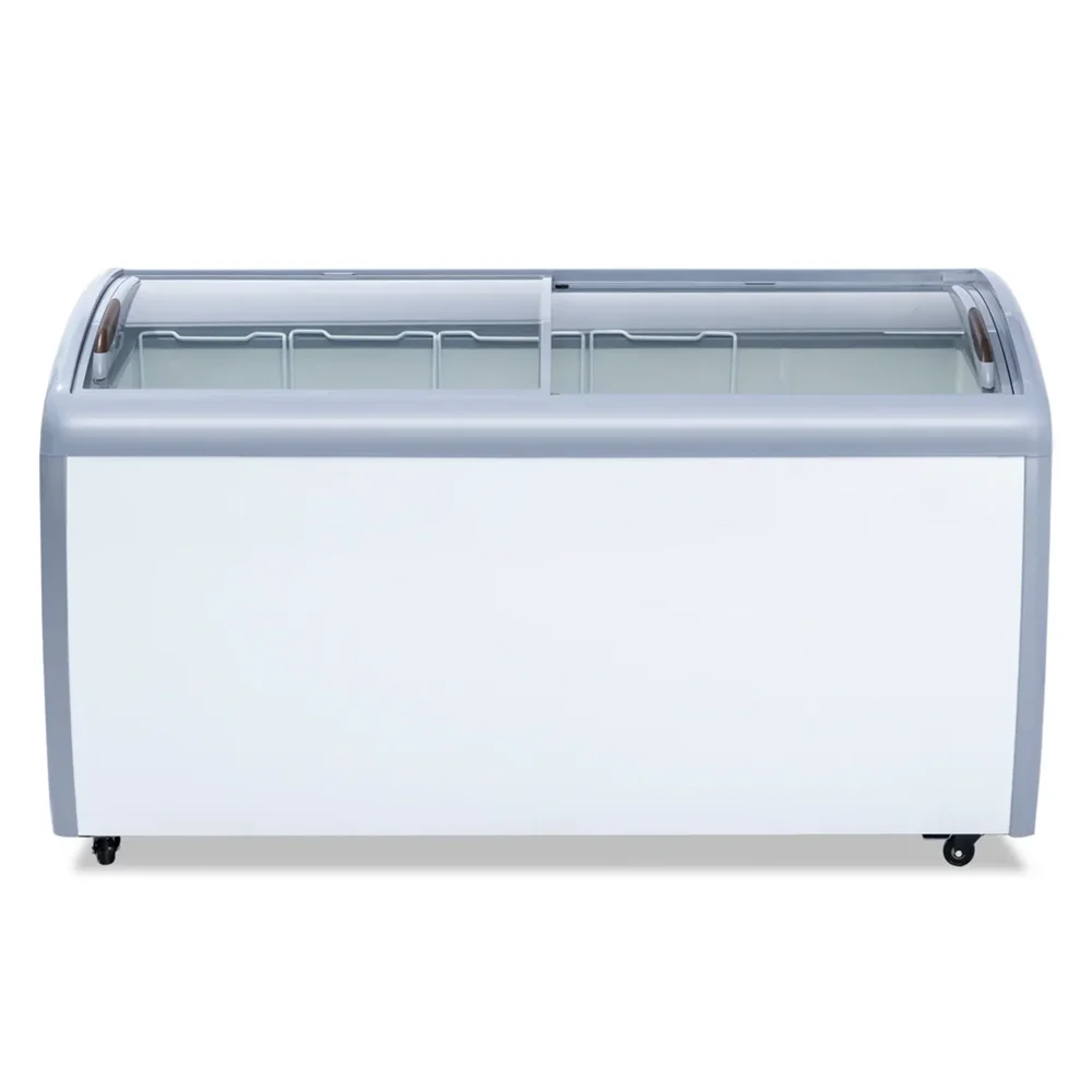 Platinum Frost Series 60" Ice Cream Display Freezer, Sliding Glass Door, 16 Cu.ft, White