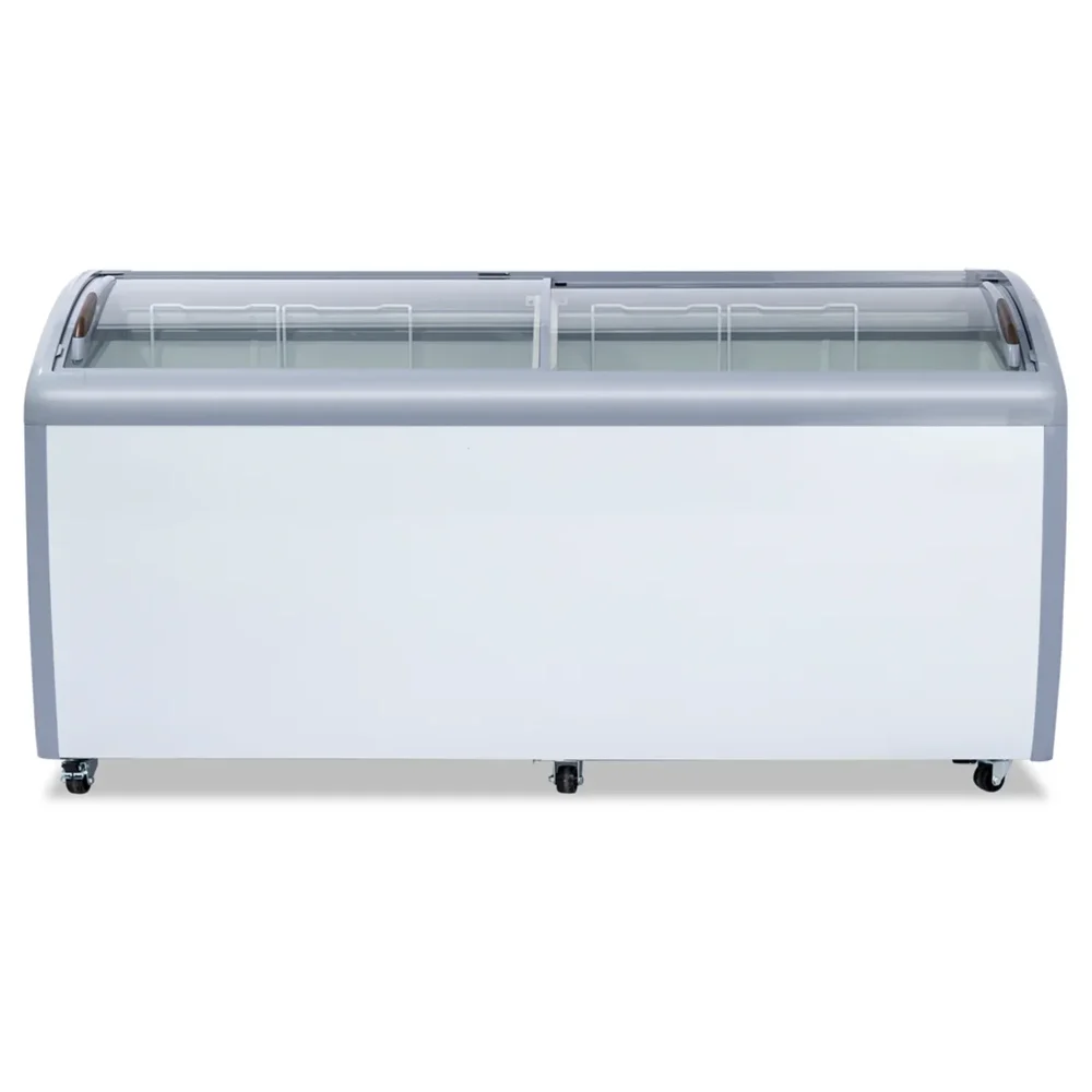 Platinum Frost Series 71" Ice Cream Display Freezer, Sliding Glass Door, 20 Cu.ft, White