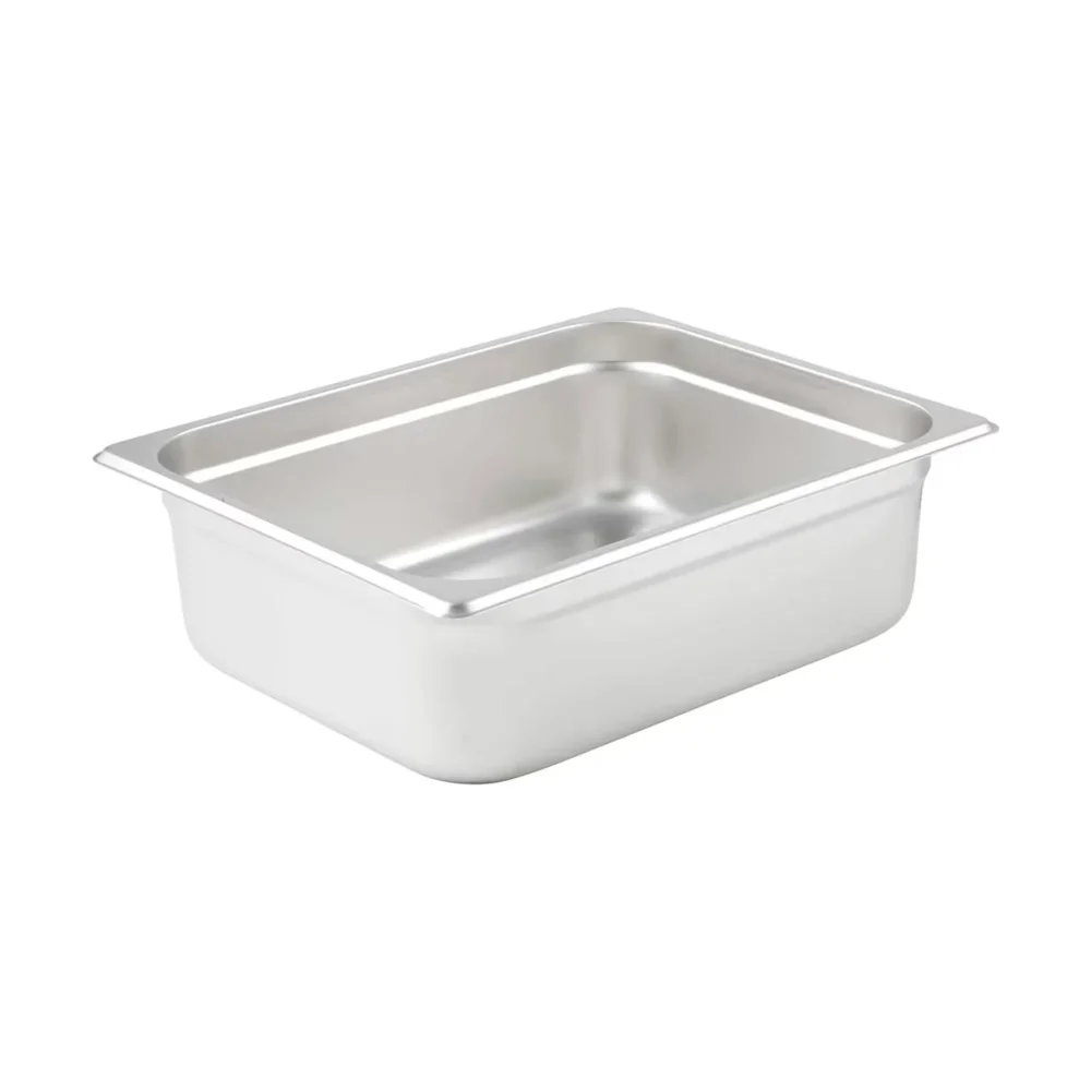Prepline 1/2 Size 4" Deep Steam Table / Hotel Pan, 24 Gauge Stainless Steel