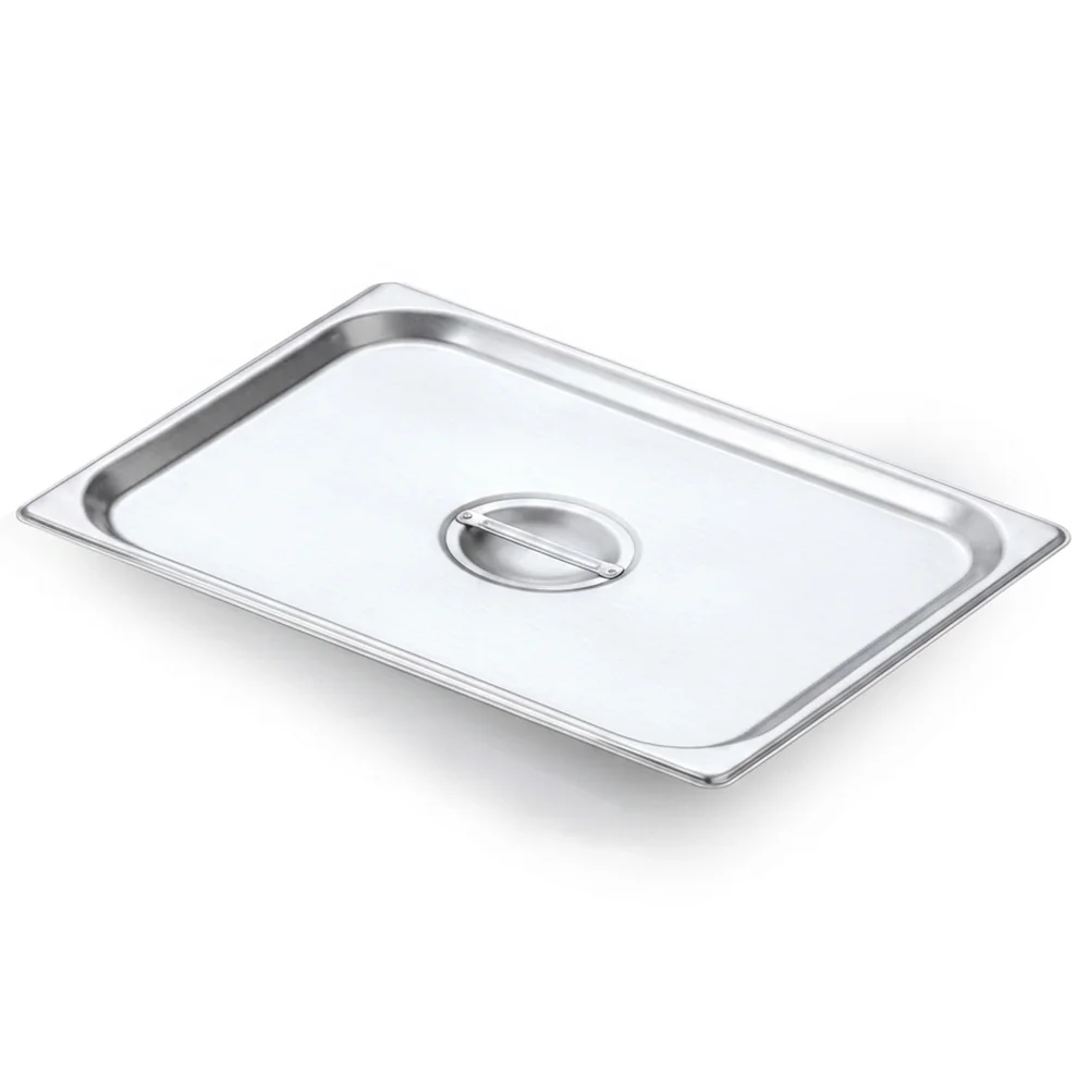ProKitchen Series 1/2 Solid Steam Table / Hotel Pan Cover, Stainless Steel