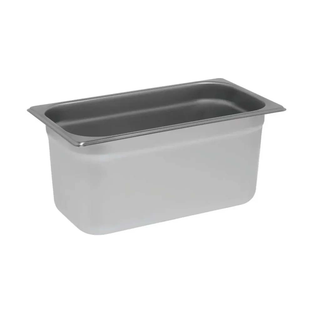 Prepline 1/3 Size 6" Deep Steam Table / Hotel Pan, Stainless Steel, 24 Gauge