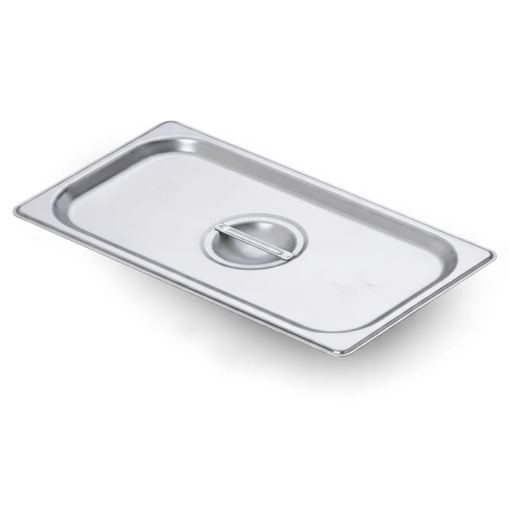 ProKitchen Series 1/3 Solid Steam Table / Hotel Pan Cover, Stainless Steel