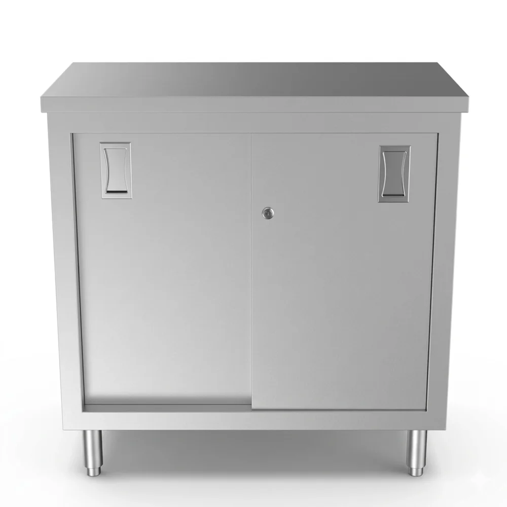 ProKitchen Series 18" x36" 16-Gauge Enclosed Base Stainless Steel Work Table with Adjustable Shelf