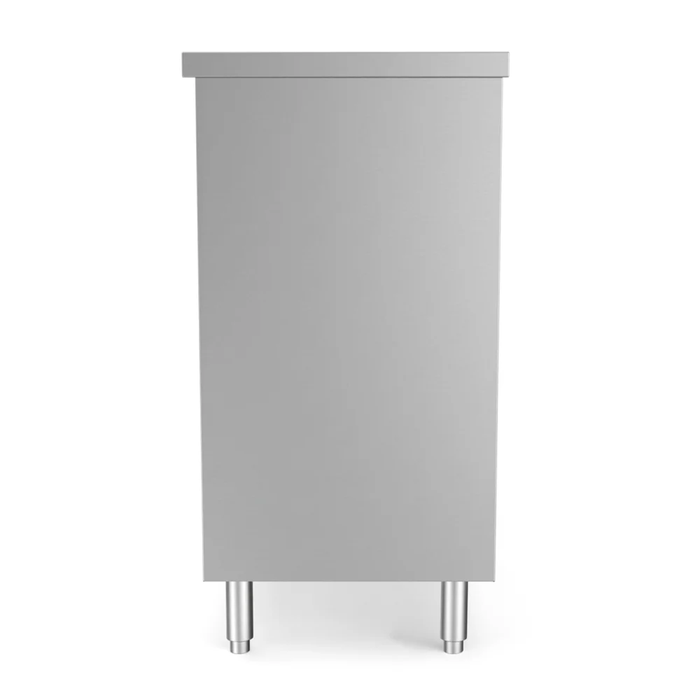 ProKitchen Series 18" x48" 16-Gauge Enclosed Base Stainless Steel Work Table with Adjustable Shelf