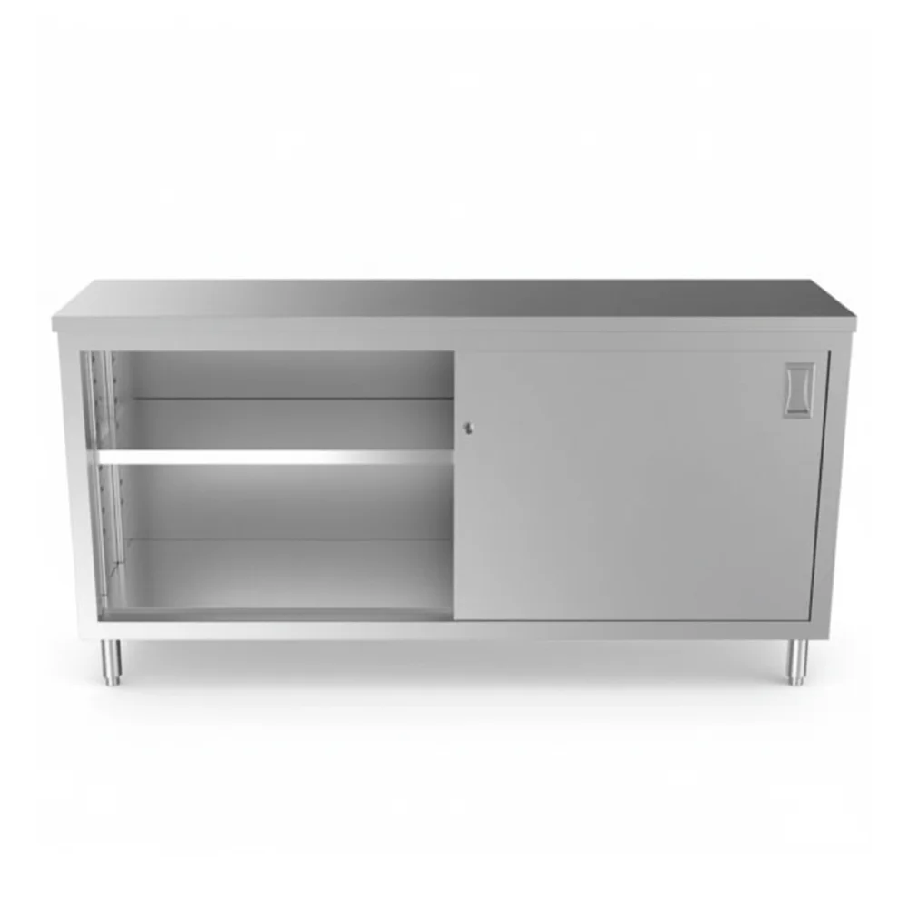 ProKitchen Series 18" x72" 16-Gauge Enclosed Base Stainless Steel Work Table with Adjustable Shelf